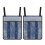 2pcs Trampoline Shoes Bag, Large Mesh Storage Organizer with Adjustable Straps Trampoline Accessories 1