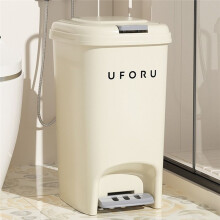 Cute Style Large Capacity Household Toilet Trash Can Trash Can with Lid Step-for Design with Waterproof