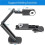 Caméra de Documents USB 4K pour Enseignants, Visualiseur 8 MP A3 avec Deux Microphones, Éclairage LED à 3 Niveaux, Inversion D'Image, Pliable 4