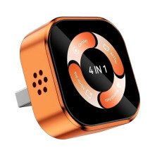 Boîte AI Intelligente USB 4en1 Sans Fil CarPlay Airplay/Lien Miroir/Android Auto/Carplay Câblé à Sans Fil Carplay
