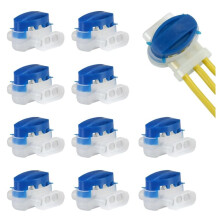 Lot de 10 Connecteurs de Câbles à 3 Voies, Étanches, de Type IDC 314-BOX, pour Câbles 22-14AGW, pour Tondeuse Robotisée