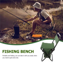 Sedia Pieghevole da Campeggio All'Aperto con Borsa, Ultraleggera, Portatile, per Picnic, Pesca, Sgabello da Viaggio, Accessorio da Pesca