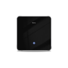 Interrupteur Zigbee DIY avec Nom, Panneau Tactile Noir, Compatible avec L'Application Tuya Life, 1 Bouton