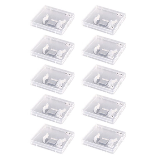 10pcs USB Flash Drive Boxes Protector Transparent Clear Storage Case Dustproof USB Stick Packaging for Memory Drives
