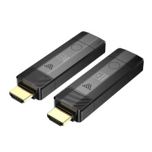 50 M Drahtloser 5,8-GHz-1080p-Transmitter, -Kompatibel, Video- und Audio-Extender, Display-Adapter-Dongle für Monitor, Projektor und PC