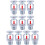1set/10pcs Fire Sprinkler  - Copper Chrome, 1/2" NPT 155(68C) Pendent Type Spray, K80 Fast Response Automatic 1