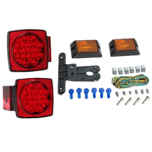 Trailer LED Tail Light IP68 Waterproof 12V Submersible Trailer Light Rear LED Tail Light for Trailer Truck Van RV Boat