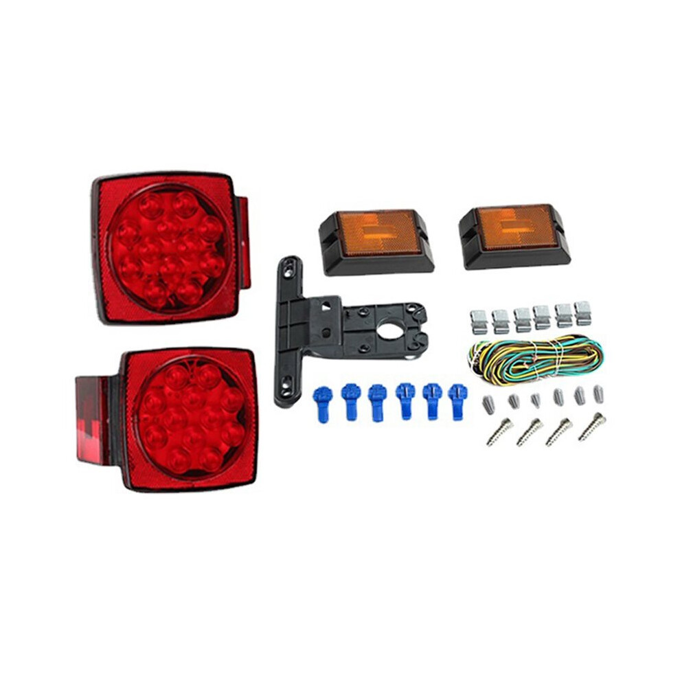 Trailer Led Tail Ip68 Waterproof 12V Submersible Trailer Rear Led Tail For Trailer Truck Van Rv Boat Light 6033566132322