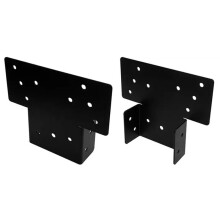 2pcs Heavy Duty Pergola Brackets for Lumber - 3-Way T-Angle Corner Brackets, Ideal for Gazebos, Patio, and More
