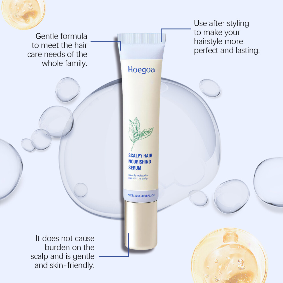 HOEGOA Moisturizing Hair Care Roll-on Essence Nourishes dry and frizzy hair, shiny and refreshing hair care essence