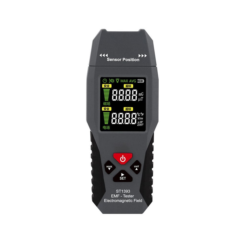 St1393 Emf Meter Electromagnetic Field Emf Detector Handheld Digital Lcd Electromagnetic Field Radiation Tester 4713858162894