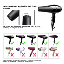 Universal Silicone Hair Dryer Diffuser Cover Adjustable Foldable for Curls and Blow Drying Electric Hairdressing Dryer