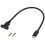 3.1 Typ-C Förlängningskabel med Panelmonteringsskruv, 0,5 M USB-C Förlängningskabel USB-C Hane Till USB C Stöder Laddning 1