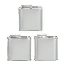 Airtight Coffee Bean Canister Square Tin Storage Container Lid Food Grade Metal for Coffee and Tea Storage Organizer