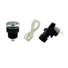 1 Set Pneumatische aan/Uit-Drukknop voor Badkuip, Spa, Afvalverwerking, voor , 34 mm Geschikt