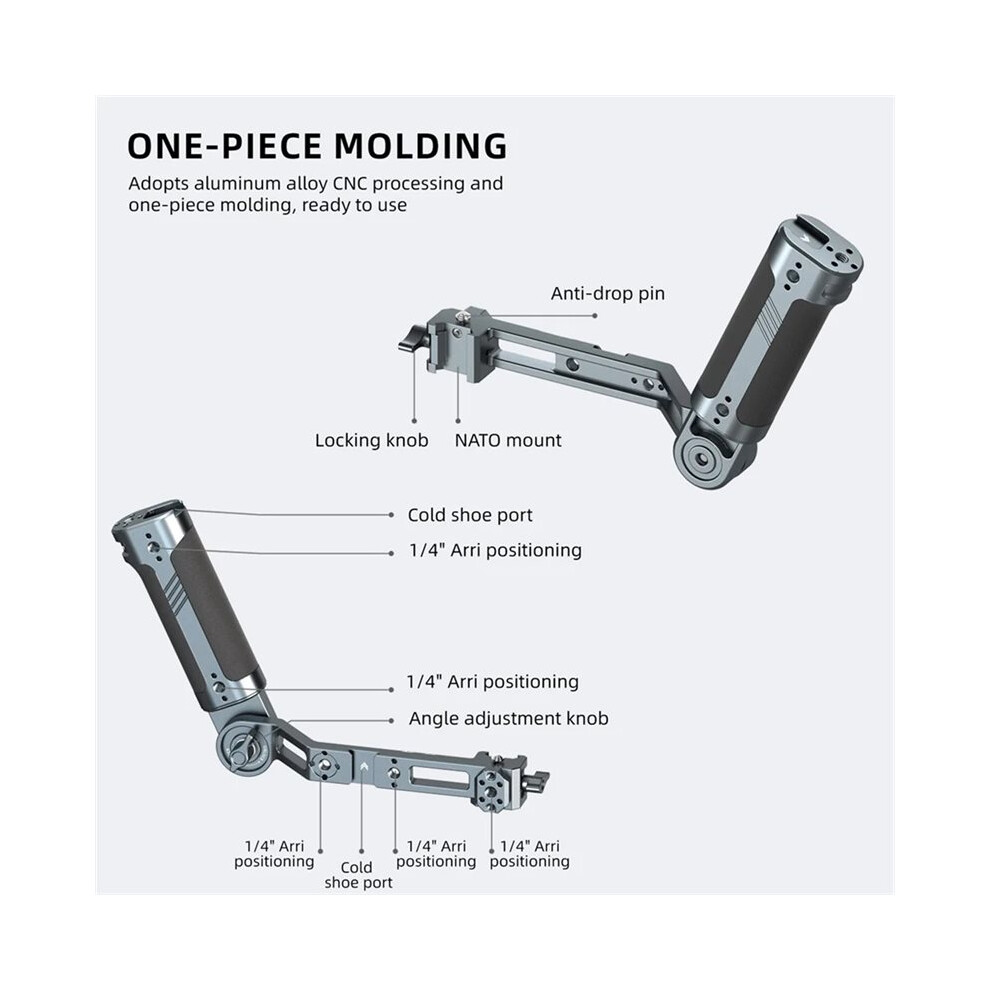 Qya1 Gimbal Sling Handgrip + Nato Expansion Components Kit For Rs2/Rsc2/Rs3/Rs3 /Rs3 Pro/Rs4/Rs4 Rpo Stabilizer 6032542205852