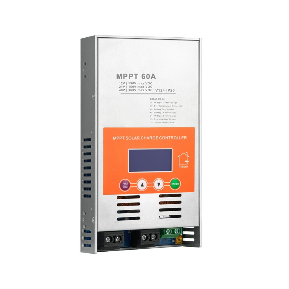 Upgraded 60A 12V 24V 48V Mppt Solar Charge Controller V124 For Lead-Acid Battery Or Lithium Battery 6032051756500