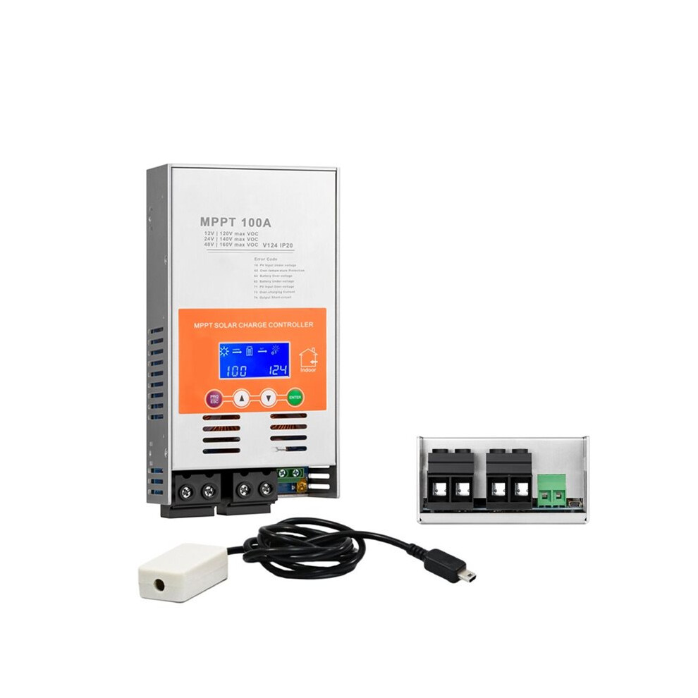 100A With Wifi 12V 24V 48V Mppt Solar Charge Controller V124 For Lead-Acid Battery Or Lithium Battery 4711053391330