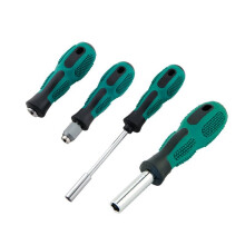 4pcs Screwdriver Handle Non Slip Handle Firm Extension 1/4inch Hex Shank Self-Locking Screwdriver Bit Holder