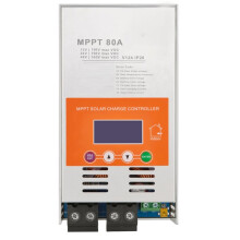 Upgraded V124 80A MPPT Solar Charge Controller, 12V/24V/48V Auto, for Lithium, LiFePO4