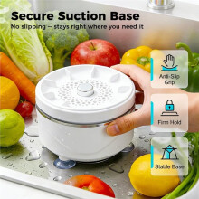 Fruit and Vegetable Washing Machine,Fruit Cleaner Device Waterproof Fruit Vegetable Purifier Clean Produce with Titanium