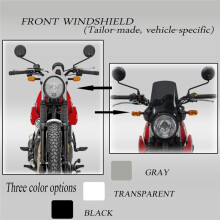 Para Himalayan Scram 411 2023 2024 Deflectores de Viento para Motocicleta, Protector de Parabrisas, Protector de Pantalla Frontal
