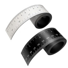 2 Stuks 39,37 Inch Magnetische Liniaal, Flexibele Liniaal met Inches en Centimeters Magnetische Meetlint voor Draaibanken, Werkplaatsen