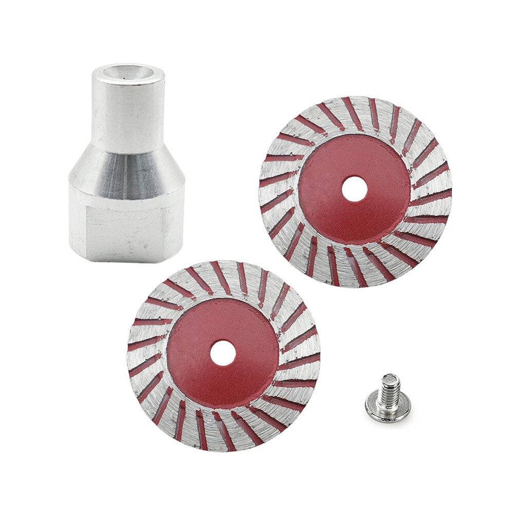 1.57" Polishing Stone Saw Blades Set With 5/8"-11 Flange For Grinders, Ideal For Stone Cutting In Granites 4712635878133