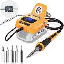 1 St. 20V Max Batteriurladdning Sladdlös Svetsstation - Elektronisk Digital LCD-Skärm Lödkolv
