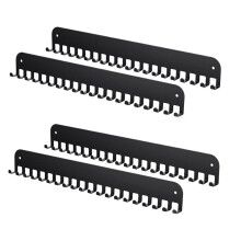 4er-Pack Medaillenhalter, Wandhalterung Aus Metall für Sportmedaillen mit 20 Haken