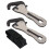 Lot de 2 -Clés Courtes, -Clé à Pipe, -Clé Auto-Ajustable, Outil 2 en 1 pour Espaces Restreints 1