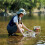 Portable Bucket with Handle Foldable Multifunctional Water Container Sink, Camping, Hiking, Car Washing 1