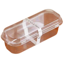 Rectangular Dessert Packaging Box for Soy Milk Cake and Mousse White-Sticker