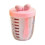 Double Wall Salad Cup Portable Leak Proof Oat Container with Fork Handle Drain Fruit Cup Cute Breakfast Cup 1