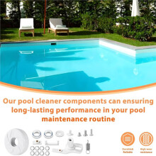 Kit de Rodas Ldler para Limpador de Piscina para 280 180, Incluindo o Kit de Eixo Oscilante C36 e o Kit de Rolamentos de Roda Ldler C16.