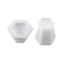 DIY Lighthouse Silicone Mold with Lid Crystal Epoxy Resin Star Moon Hexagon Crystal Cluster Mirror Storage Box Mold