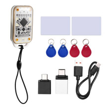 Czytnik Chameleon V3.0 RFID Chip Emulator 125 KHz 13,56 MHz Kopiarka Inteligentnych Tagów Identyfikacyjnych z Brelokiem i Kartą UID
