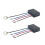 2 Pcs 3 Way Touch Sensor Dimmer, Touch Dimmer  Desk Lamp Repair Kits Control Module, Replacement Sensor 1