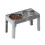 Conjunto de Comedouros Elevados e Dobráveis Antiderrapantes para Cães, com 2 Tigelas de Aço Inoxidável. 4