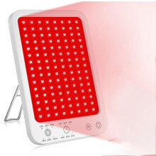 Rotlichttherapie für Gesicht und Körper, Rotlichtpanel mit Verstellbarem Ständer, 660 Nm und 850 Nm Nahinfrarot-Therapielampe