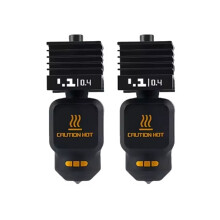 2set Hotend for X2D Standard Flow Hotend Nozzle High Temp Hardened Steel Nozzle 0.4mm 3D Printer Parts