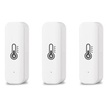 3 Sensores de Temperatura e Umidade Tuya Zigbee 3.0 RightSitu ZTH02 Compatíveis com Yandex