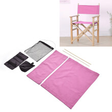 Rose Red Canvas Director Chair Cover Set