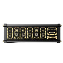 MK1 USB-Schalter, Unabhängige Steuerung, Druckknopfschalter, Retro-Goldplattierung, Tischdekoration, Feierliches Ambiente