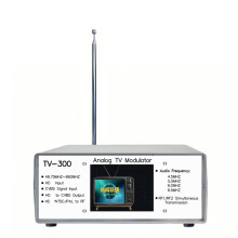 Convertitore Video Analogico TV300: Trasmettitore Wireless Audio/Video Analogico A 2 Canali per TV, Spina Europea.