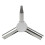 Chave de Válvula de Gás para Uso Externo, em Aço, Triangular, Multifuncional, para Remoção de Válvulas. 1