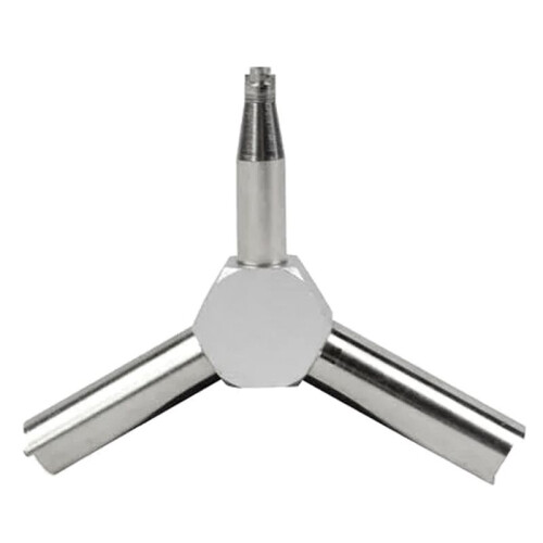 Gas Valve Key Outdoor Steel Triangular Multi-Functional Valve Key Tool Valve Wrench Removal Tool