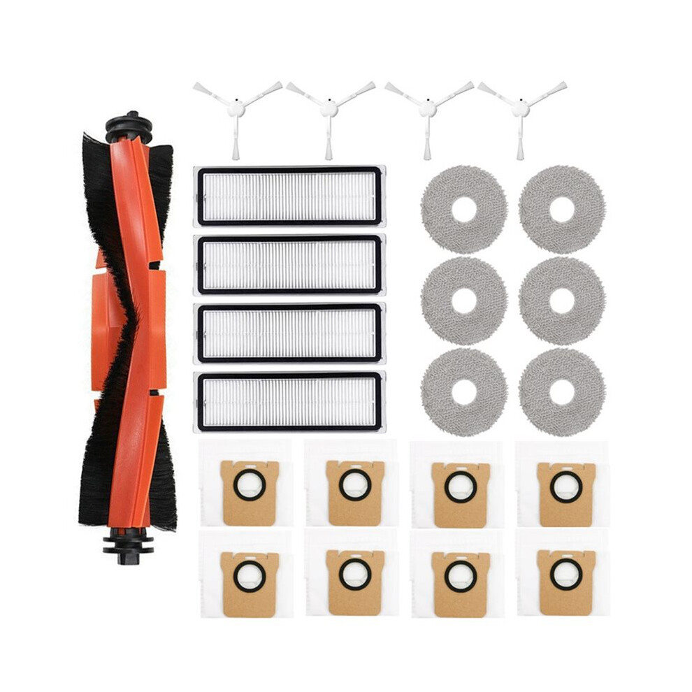 Accessories For Robot Vacuum X10 Robot Vacuum Cleaner Parts With Main Side Brush Hepa Filter Mop Pads Dust Bags 6032845701884
