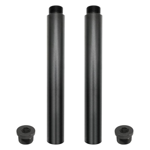 Tubo Extensor para Pedestal de Microfone com Adaptador de 3/8 Polegadas para 5/8 Polegadas para Braços Articulados de Microfone 1