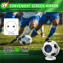 HY300F Projector Soccer Shaped WiFi6 Android 14 with Allwinner H726 5.4 Home Movie Cinema EU PLug